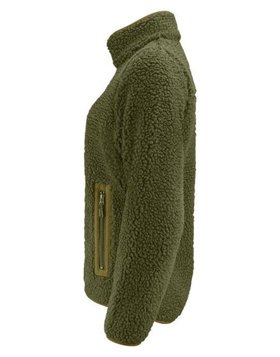 James Harvest HAR2121504 Kingsley Ladies Fleece - Moss Green