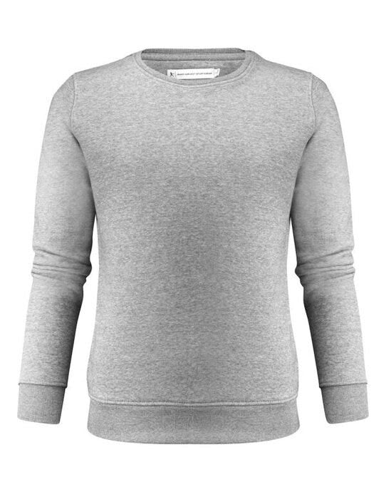 James Harvest HAR2122040 Alder Heights Ladies Sweat - Grey Melange