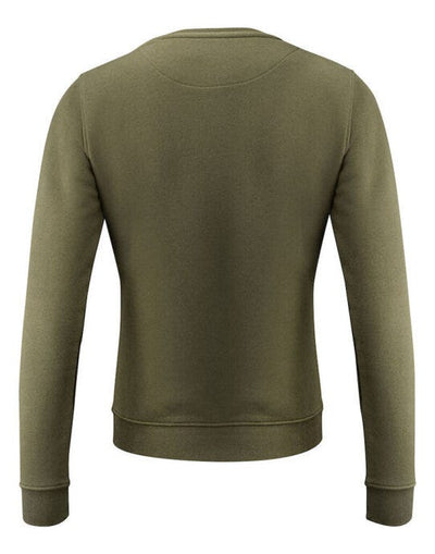 James Harvest HAR2122040 Alder Heights Ladies Sweat - Moss Green