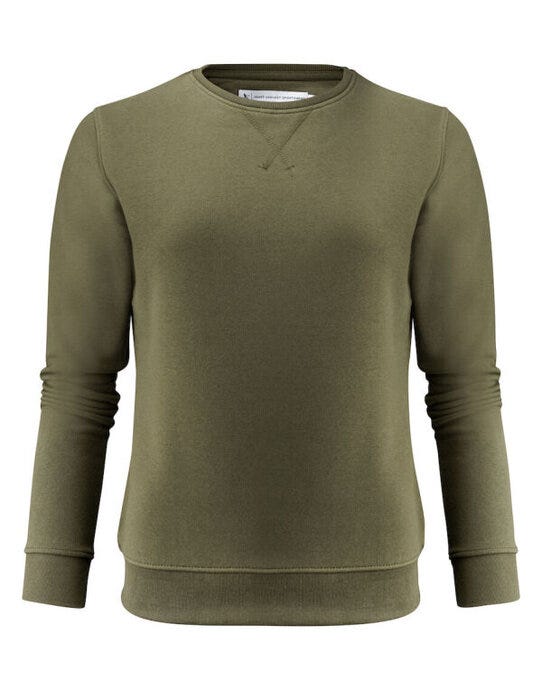James Harvest HAR2122040 Alder Heights Ladies Sweat - Moss Green