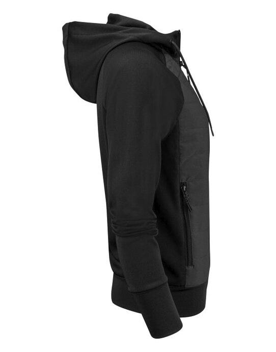 James Harvest HAR2122044 Keyport Ladies Hood Sweat - Black