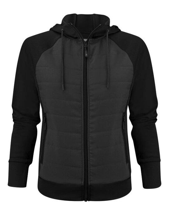 James Harvest HAR2122044 Keyport Ladies Hood Sweat - Black