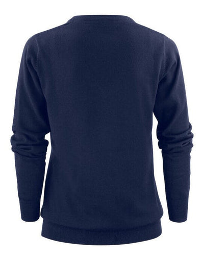 James Harvest HAR2122505 Ashland V-Neck Ladies Knit - Navy