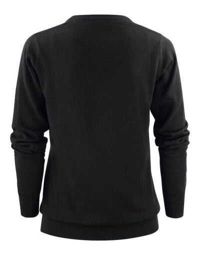 James Harvest HAR2122505 Ashland V-Neck Ladies Knit - Black