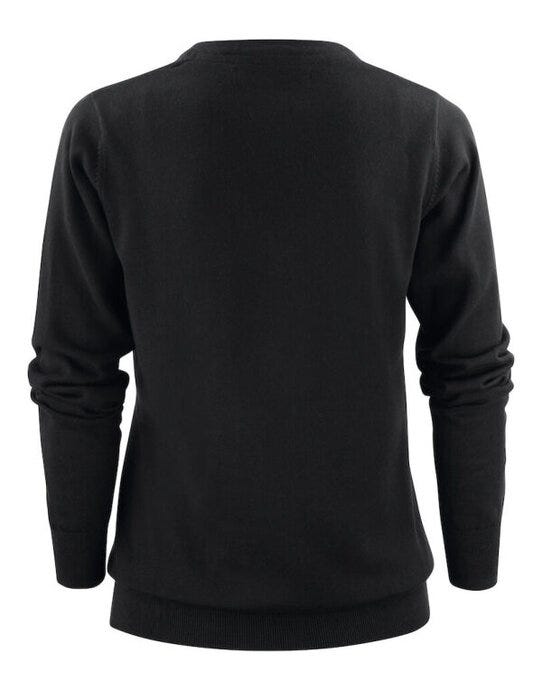 James Harvest HAR2122505 Ashland V-Neck Ladies Knit - Black