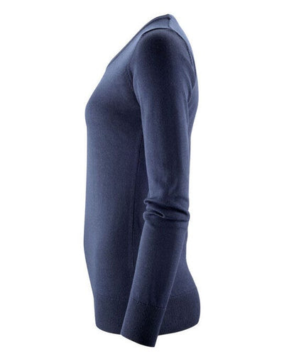 James Harvest HAR2122509 Ashland U-Neck Ladies Knit - Navy