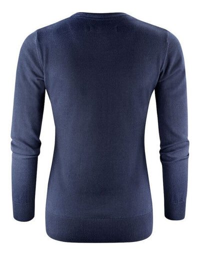 James Harvest HAR2122509 Ashland U-Neck Ladies Knit - Navy