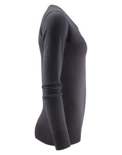James Harvest HAR2122509 Ashland U-Neck Ladies Knit - Black