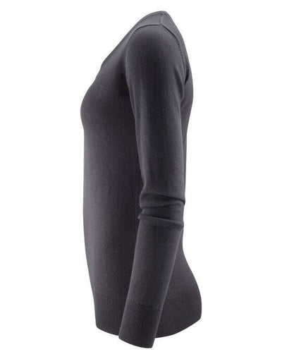 James Harvest HAR2122509 Ashland U-Neck Ladies Knit - Black