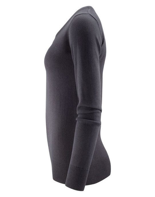 James Harvest HAR2122509 Ashland U-Neck Ladies Knit - Black
