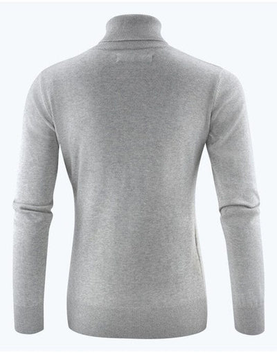 James Harvest HAR2122510 Ashland Ladies Turtle Neck - Grey Melange