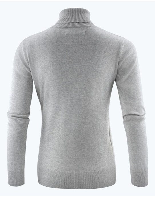 James Harvest HAR2122510 Ashland Ladies Turtle Neck - Grey Melange