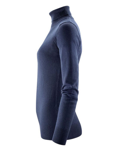 James Harvest HAR2122510 Ashland Ladies Turtle Neck - Navy