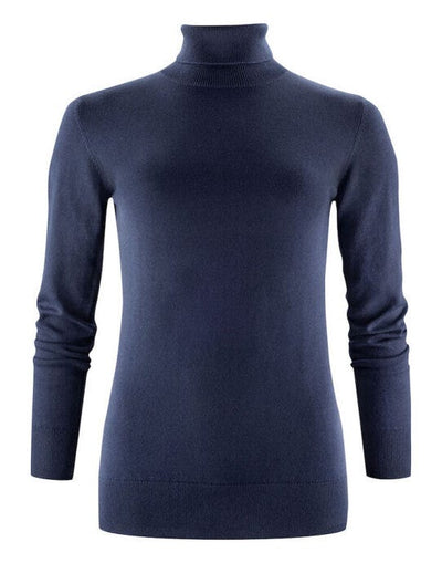 James Harvest HAR2122510 Ashland Ladies Turtle Neck - Navy
