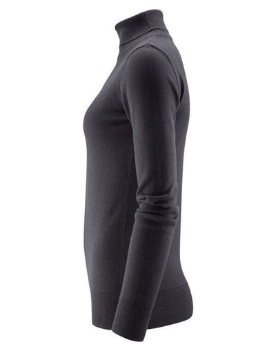 James Harvest HAR2122510 Ashland Ladies Turtle Neck - Black