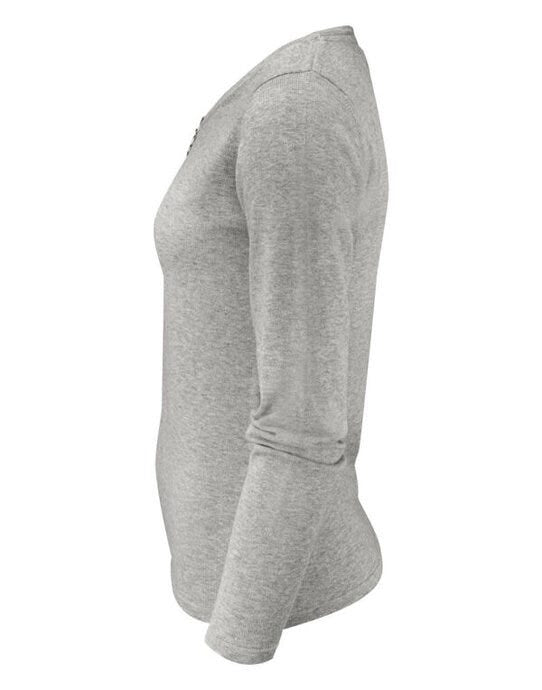 James Harvest HAR2122511 Ladies Knitted Cardigan - Grey Melange