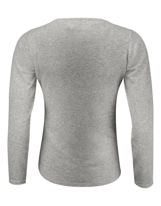 James Harvest HAR2122511 Ladies Knitted Cardigan - Grey Melange