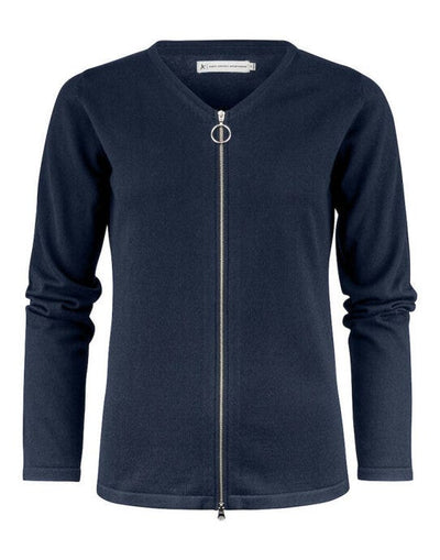 James Harvest HAR2122511 Ladies Knitted Cardigan - Navy