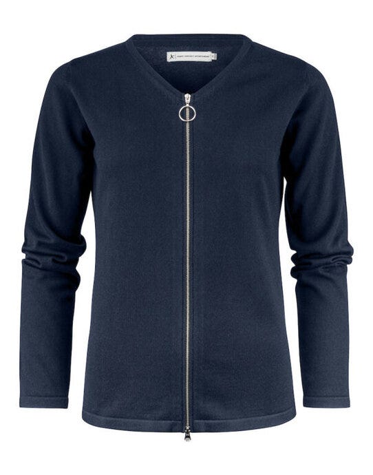 James Harvest HAR2122511 Ladies Knitted Cardigan - Navy