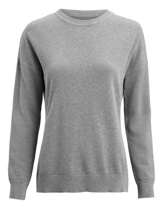 James Harvest HAR2122512 Ladies Ashland Casual Knit - Grey Melange