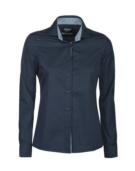 James Harvest HAR2123020 Ladies Baltimore Shirt - Navy