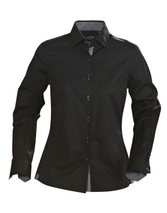 James Harvest HAR2123020 Ladies Baltimore Shirt - Black