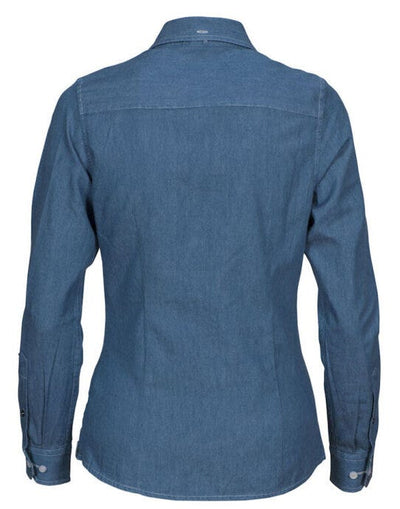 James Harvest HAR2123025 Ladies Jupiter Shirt - Blue Denim
