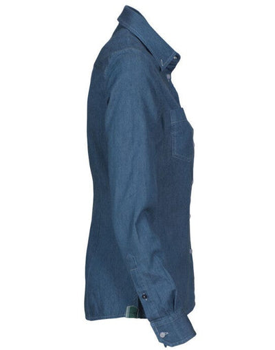 James Harvest HAR2123025 Ladies Jupiter Shirt - Blue Denim
