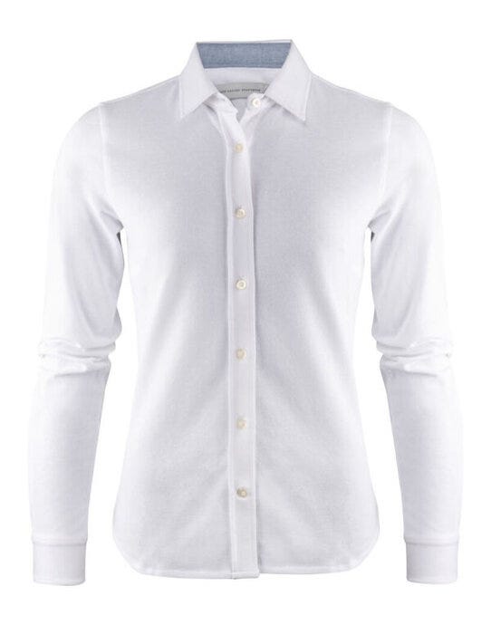 James Harvest HAR2123028 Burlingham Ladies Shirt - White