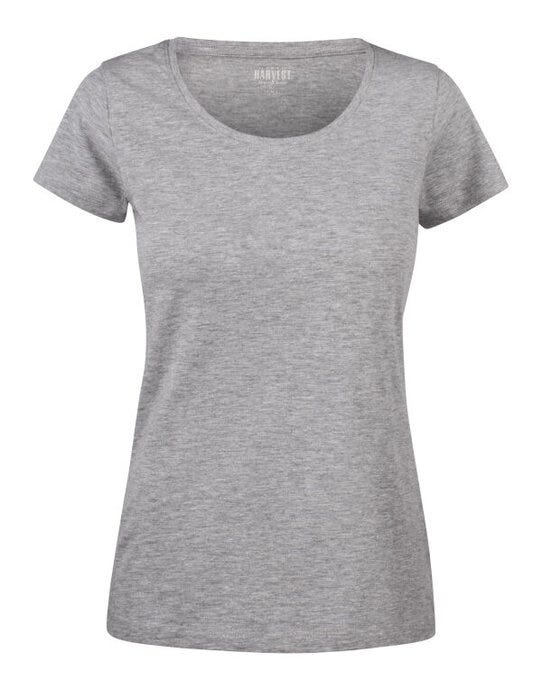 James Harvest HAR2124005 Twoville Ladies T-Shirt - Grey Melange