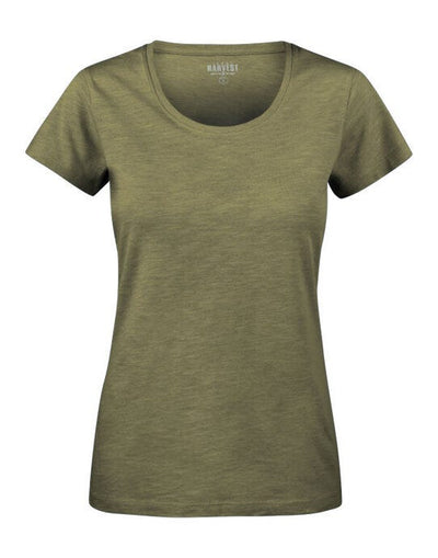 James Harvest HAR2124005 Twoville Ladies T-Shirt - Moss Green