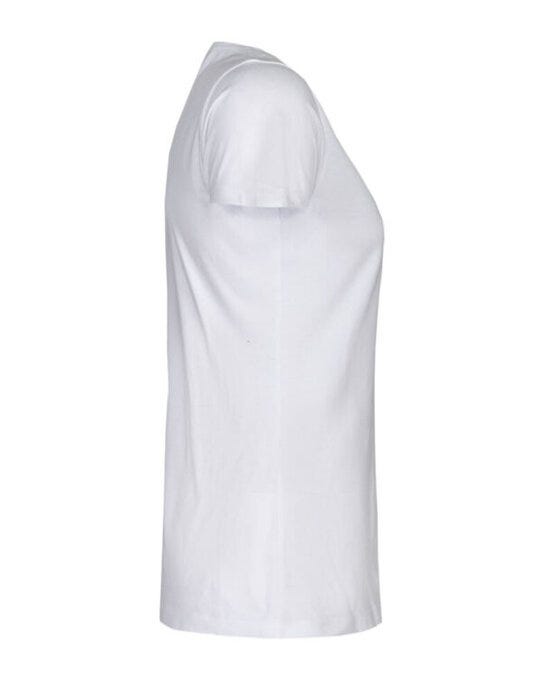 James Harvest HAR2124006 Whailford V-Neck Ladies T - White