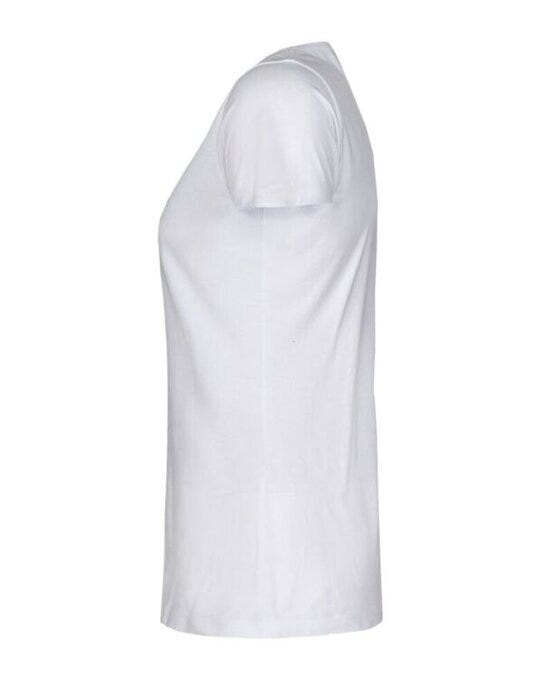 James Harvest HAR2124006 Whailford V-Neck Ladies T - White