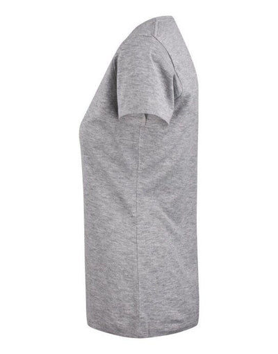 James Harvest HAR2124006 Whailford V-Neck Ladies T - Grey Melange