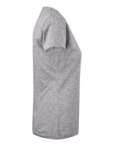 James Harvest HAR2124006 Whailford V-Neck Ladies T - Grey Melange