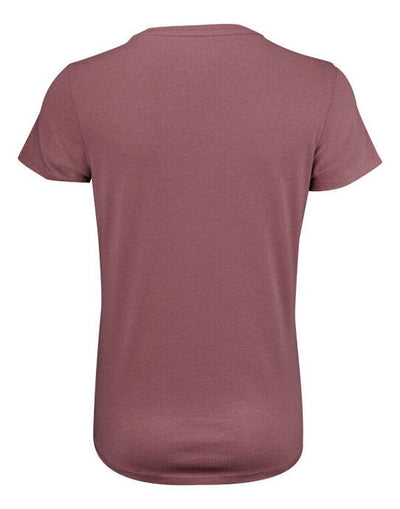 James Harvest HAR2124008 American U Ladies T-Shirt - Dusty Red
