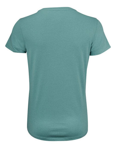 James Harvest HAR2124008 American U Ladies T-Shirt - Aloe Green
