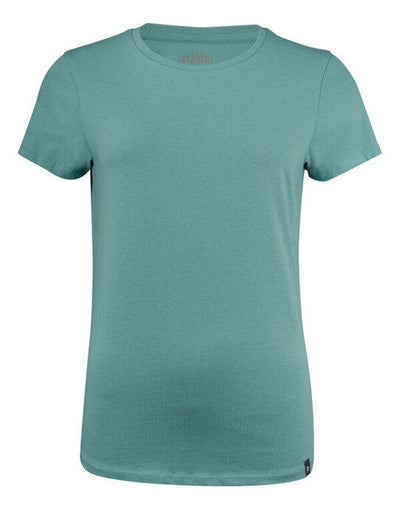 James Harvest HAR2124008 American U Ladies T-Shirt - Aloe Green