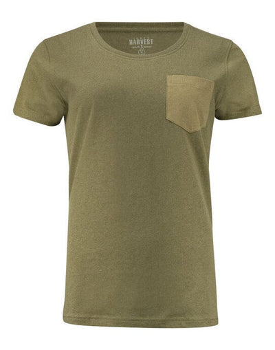 James Harvest HAR2124009 Walcott Ladies T-Shirt - Moss Green