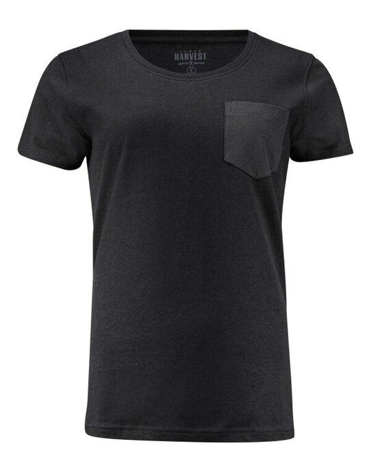 James Harvest HAR2124009 Walcott Ladies T-Shirt - Black