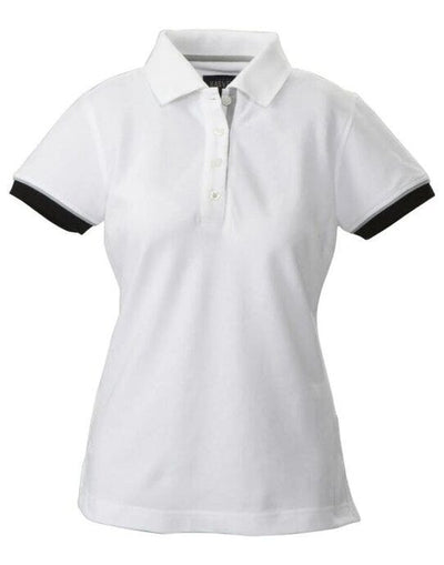 James Harvest HAR2125025 Ladies Antreville Polo - White