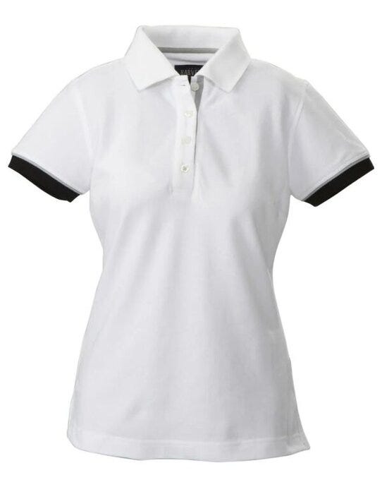 James Harvest HAR2125025 Ladies Antreville Polo - White