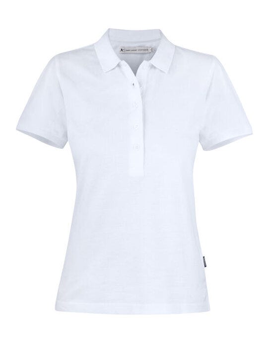 James Harvest HAR2125033 Neptune Ladies Polo - White