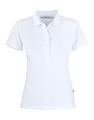 James Harvest HAR2125034 Sunset Ladies Polo - White