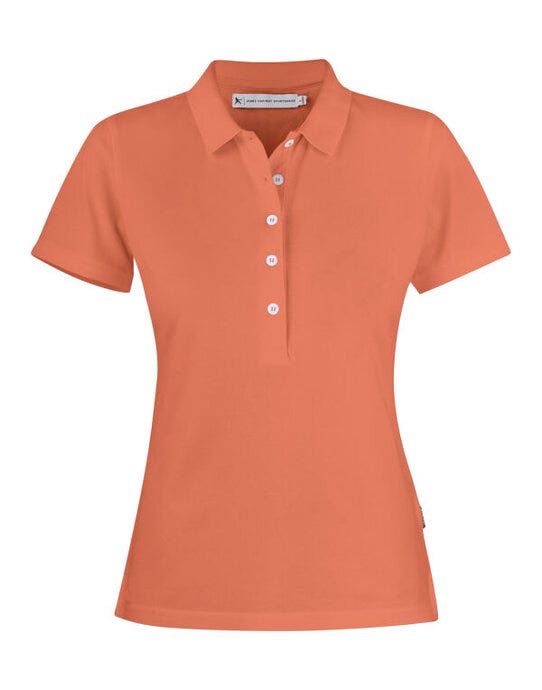 James Harvest HAR2125034 Sunset Ladies Polo - Orange Vintage