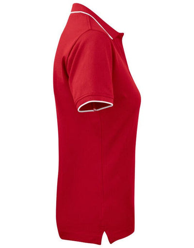 James Harvest HAR2125036 Greenville Ladies Polo - Red