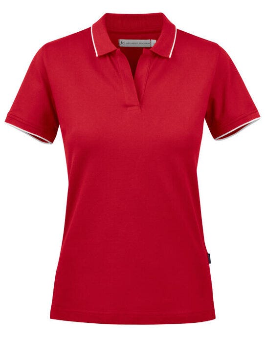 James Harvest HAR2125036 Greenville Ladies Polo - Red