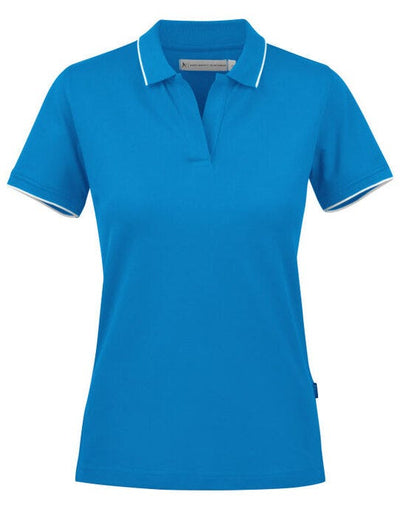 James Harvest HAR2125036 Greenville Ladies Polo - Bright Blue