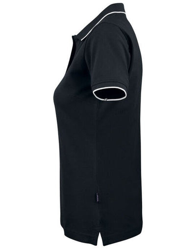 James Harvest HAR2125036 Greenville Ladies Polo - Black