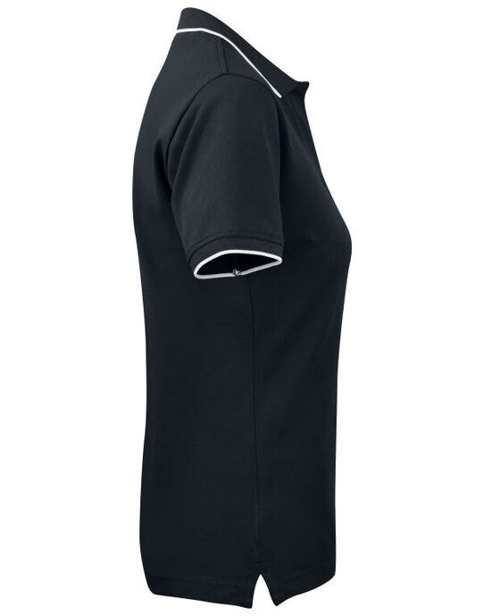 James Harvest HAR2125036 Greenville Ladies Polo - Black
